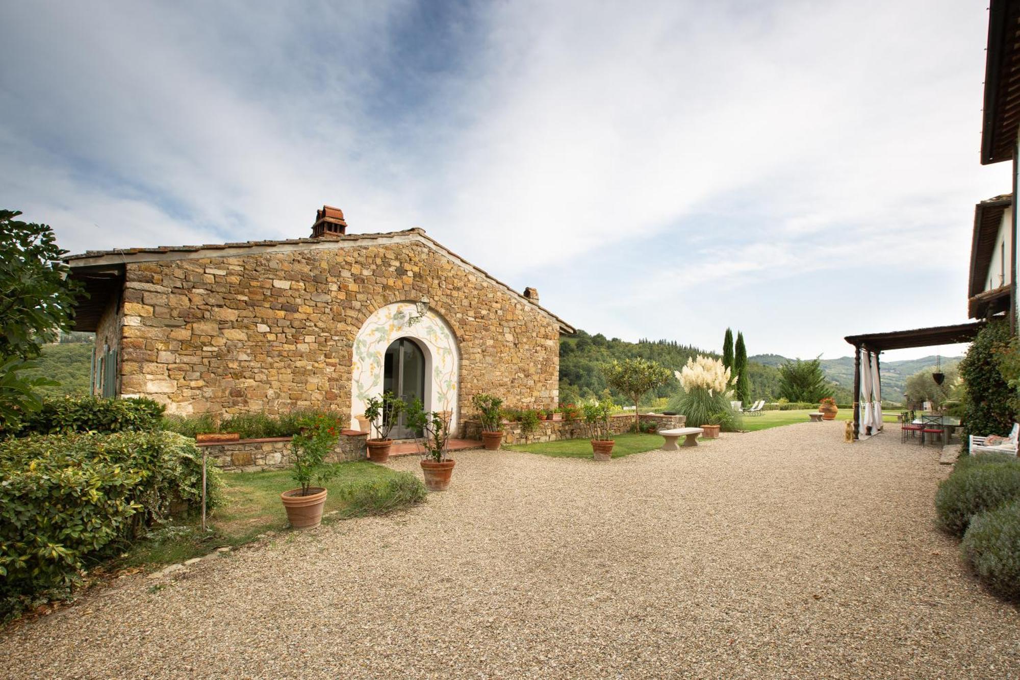 Rignana Estate Villa Greve in Chianti Room photo